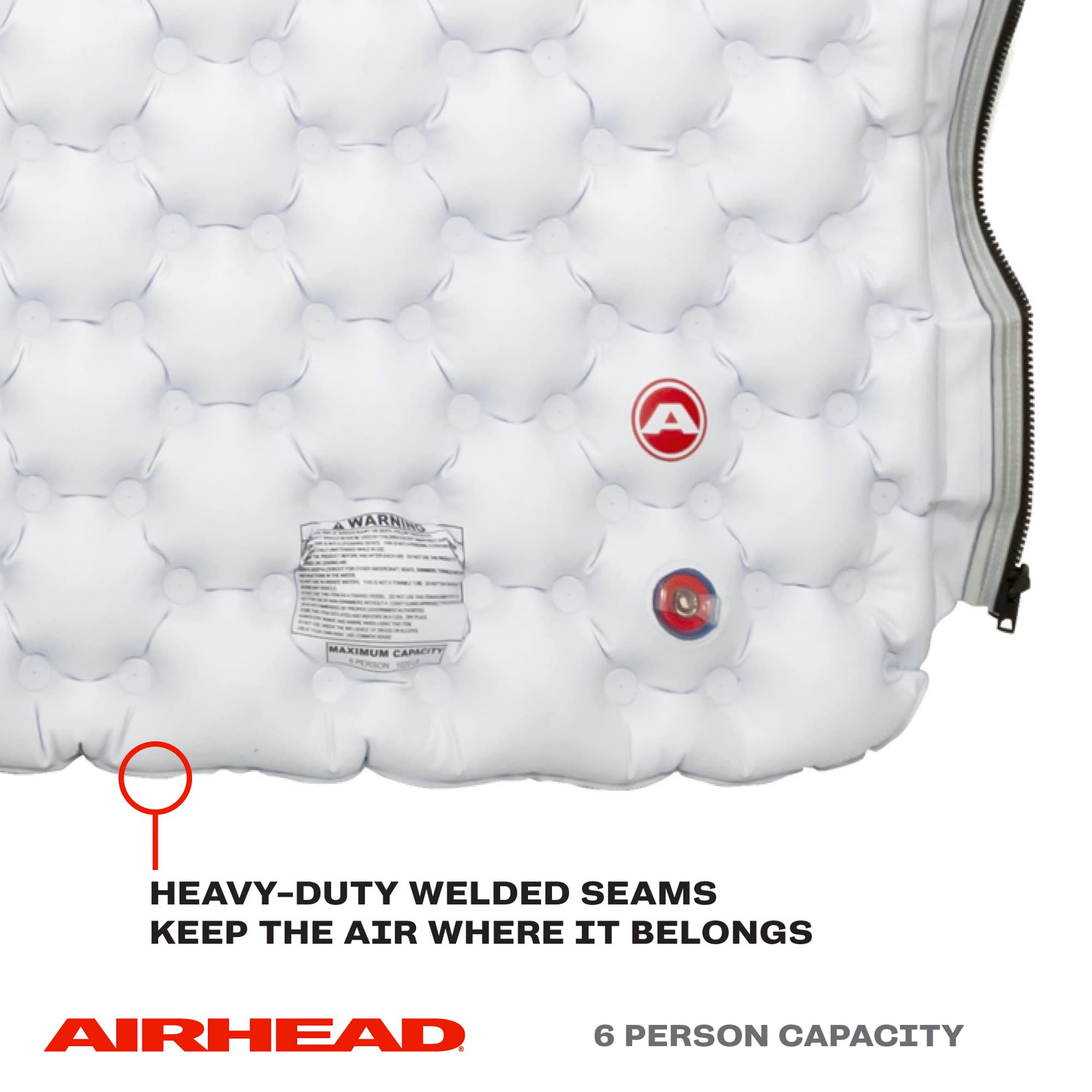 Airhead Air Island, Inflatable Large Lake Float, Multiple Colors Available - Image 3