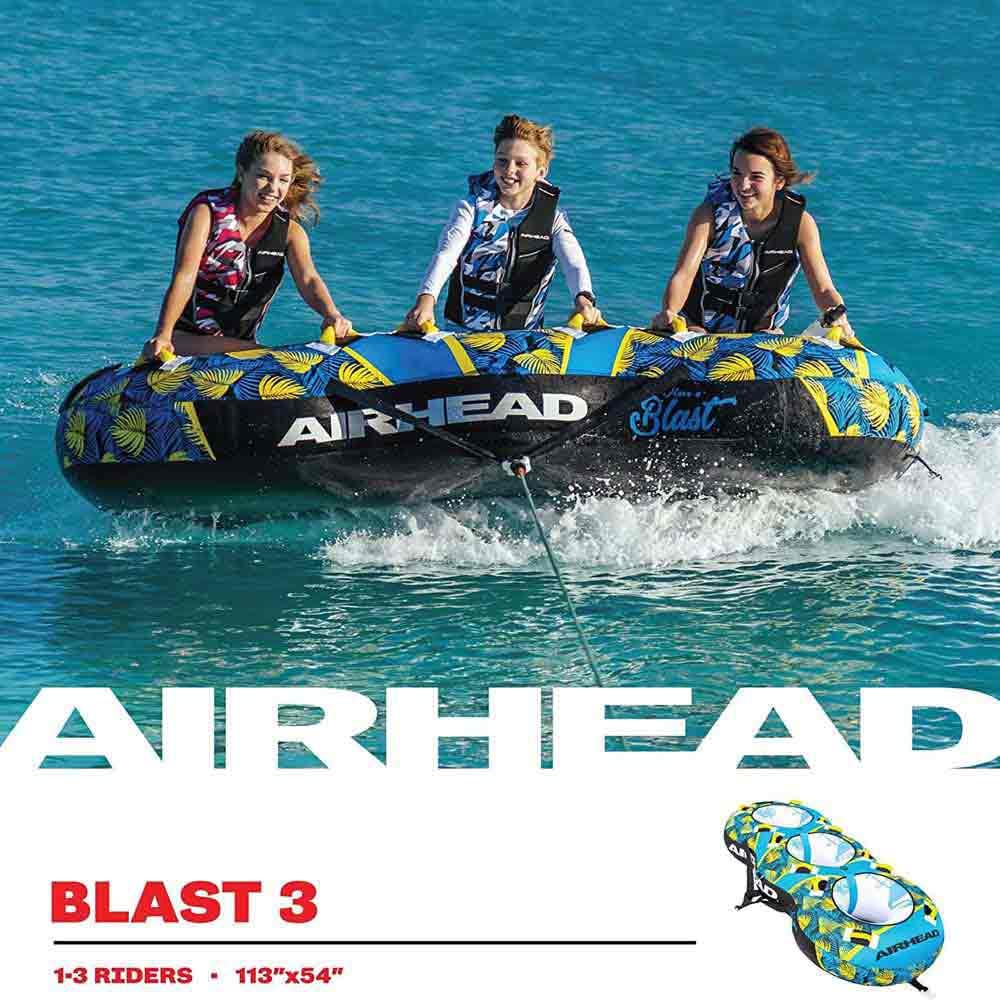 AIRHEAD Blast Towable Tube for Boating with 1-4 Rider Options - Image 3