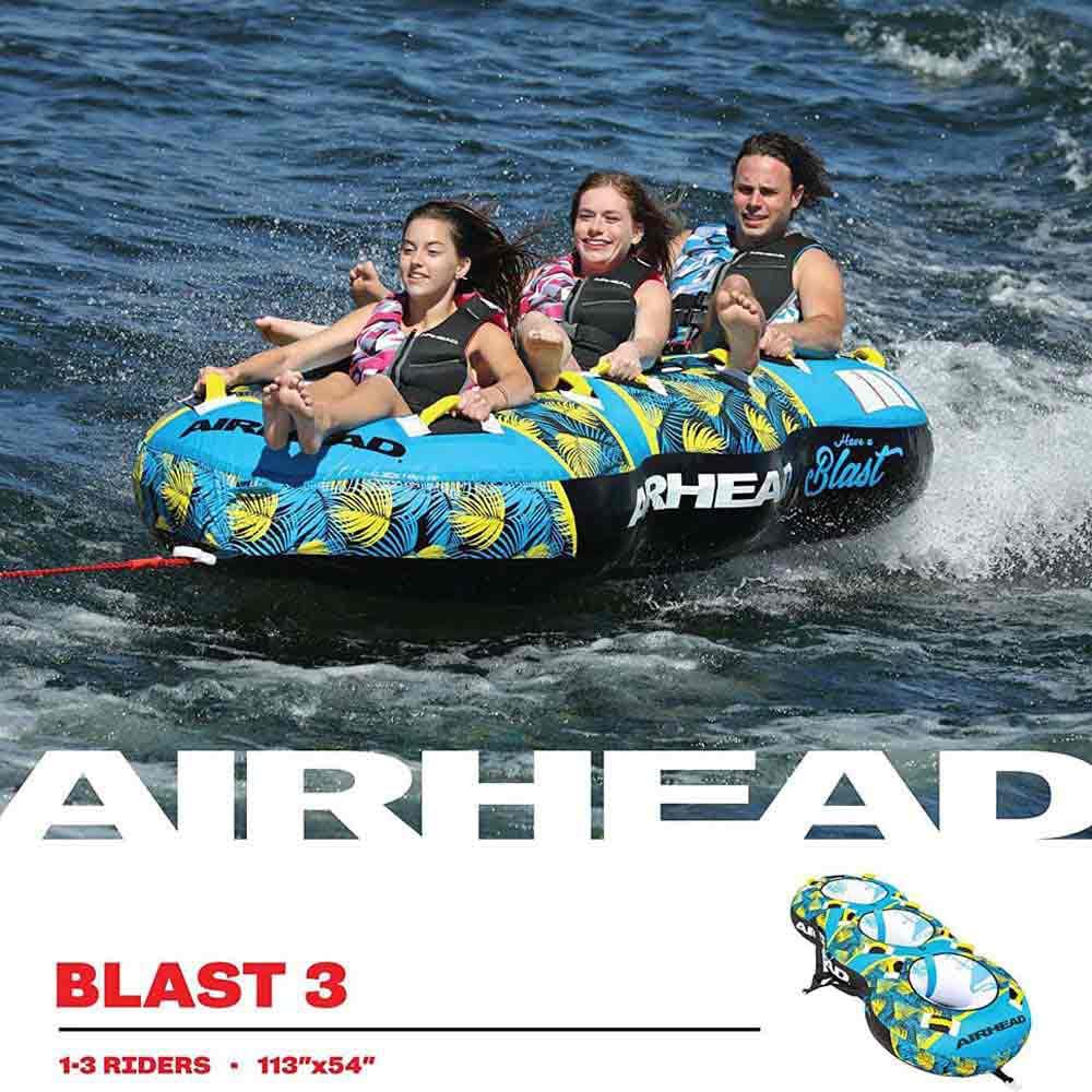 AIRHEAD Blast Towable Tube for Boating with 1-4 Rider Options - Image 4