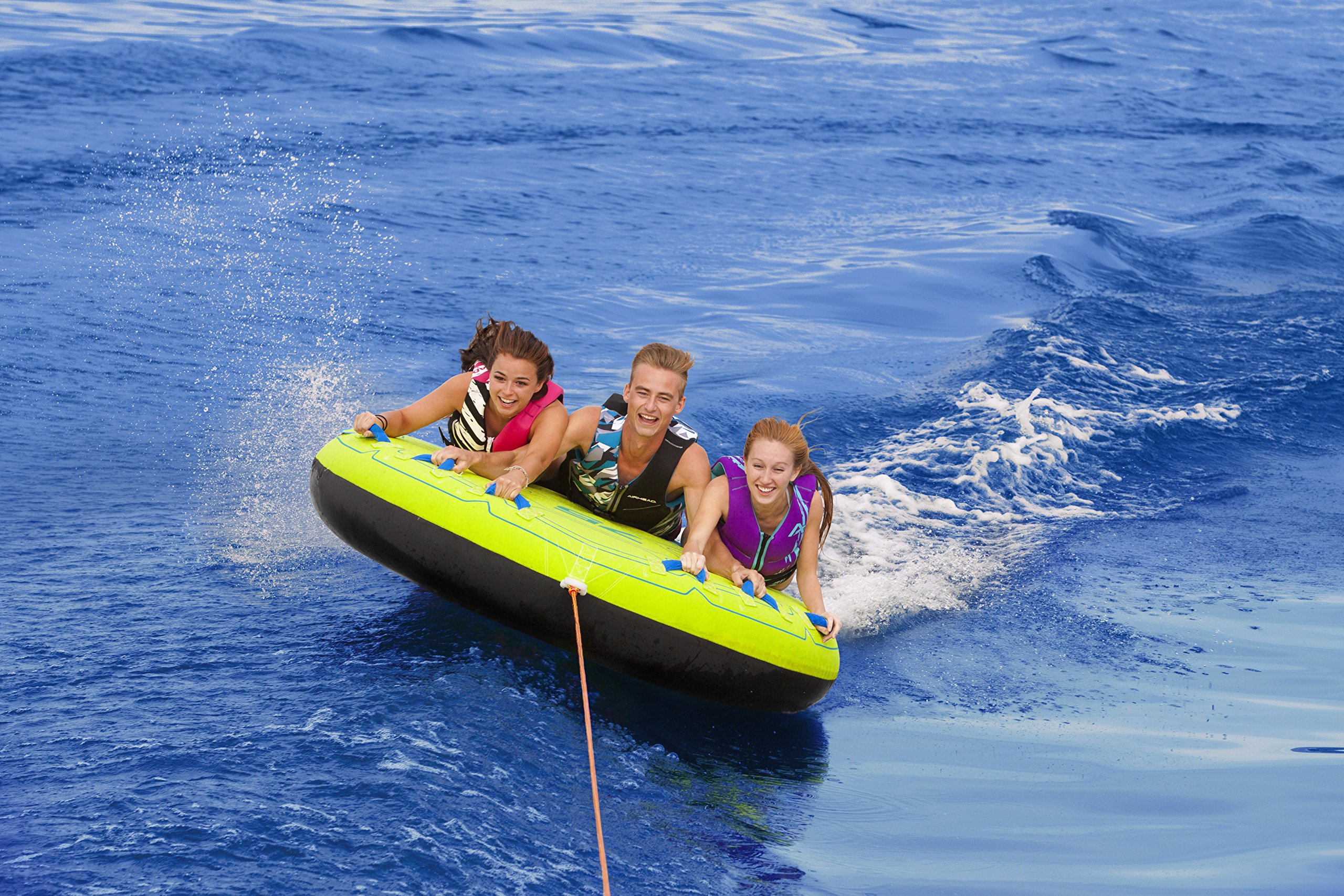 Airhead Comfort Shell, Towable Tube for Boating, 1-4 Riders, Multiple Sizes - Image 4