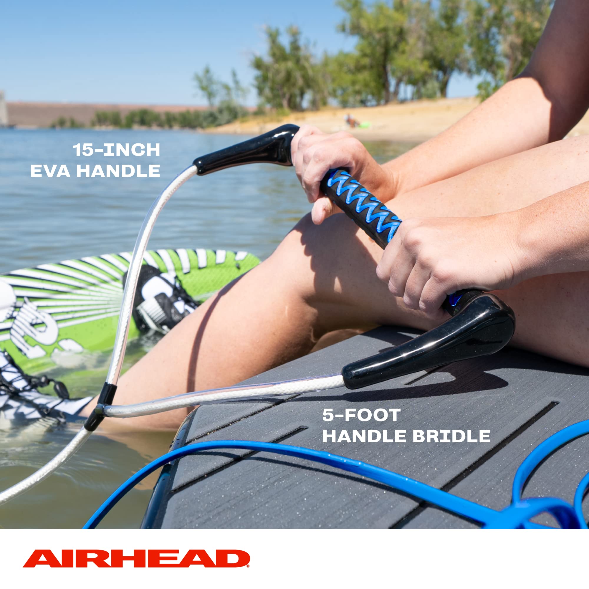 Airhead Dyneema Thermal Wakeboard Rope, 4 Sections, 75-Feet, Red - Image 3