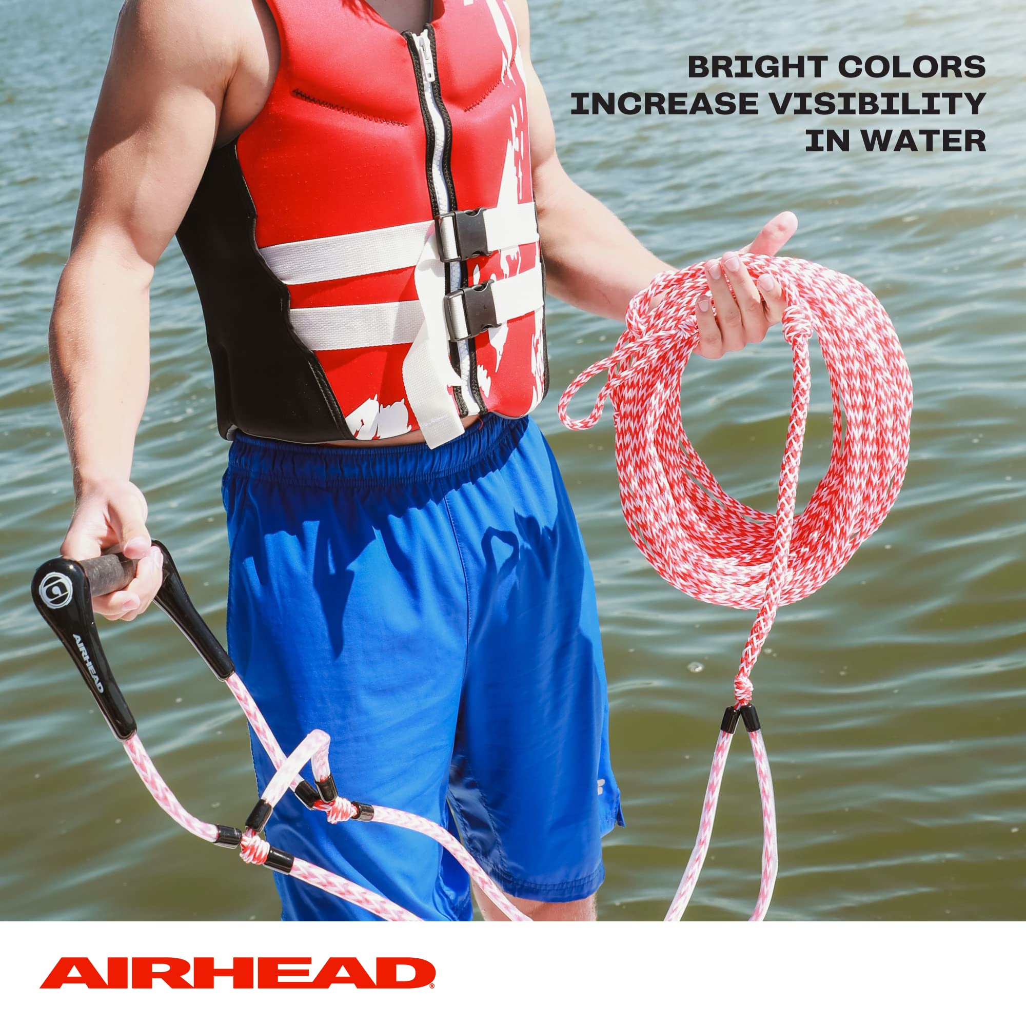 Airhead Ez Up Slalom Training Rope, Water Ski Rope for Learning, 1 Section, 75-Feet - Image 6