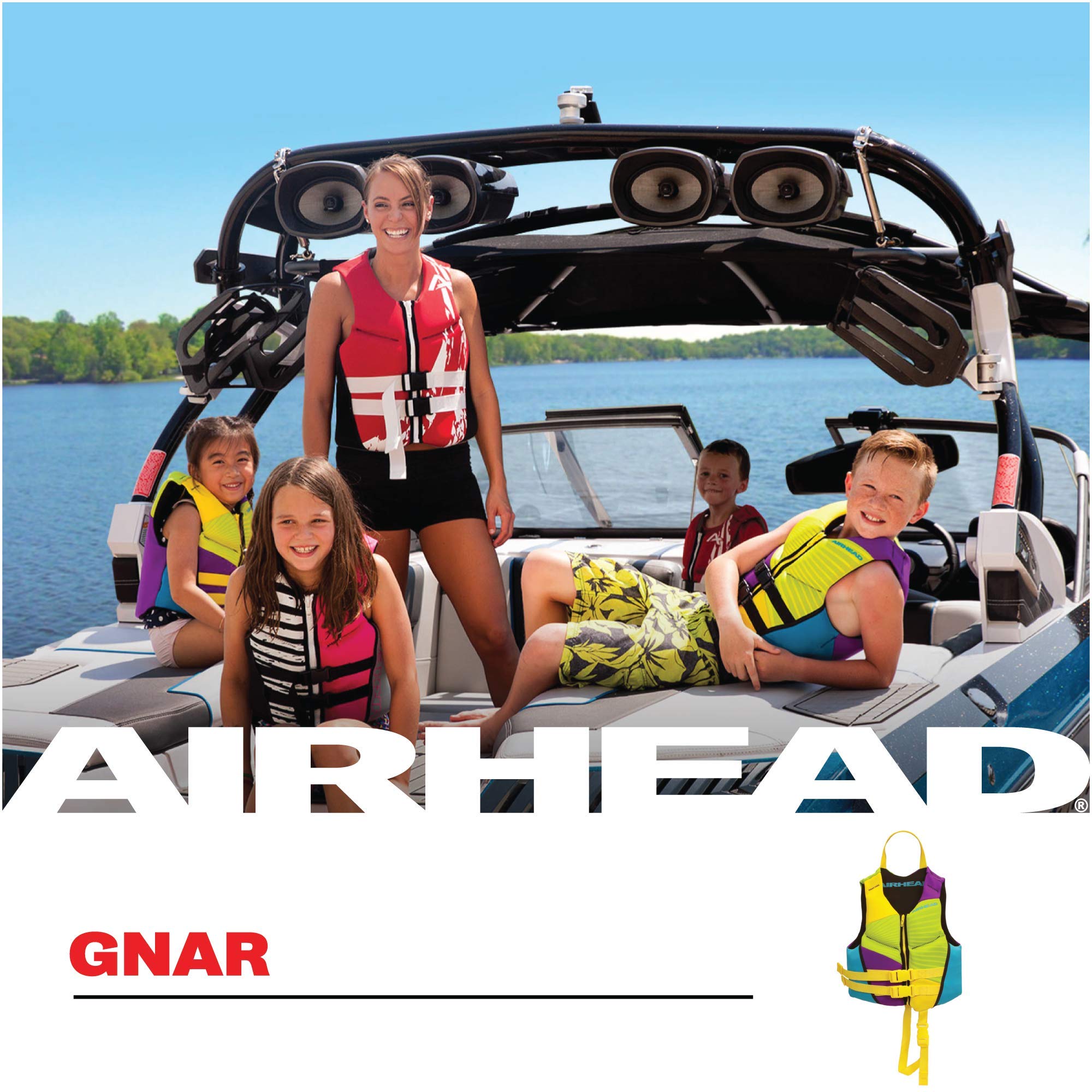 Airhead GNAR Child and Infant Kwik-Dry Neolite Flex Life Jacket, US Coast Guard Approved - Image 4