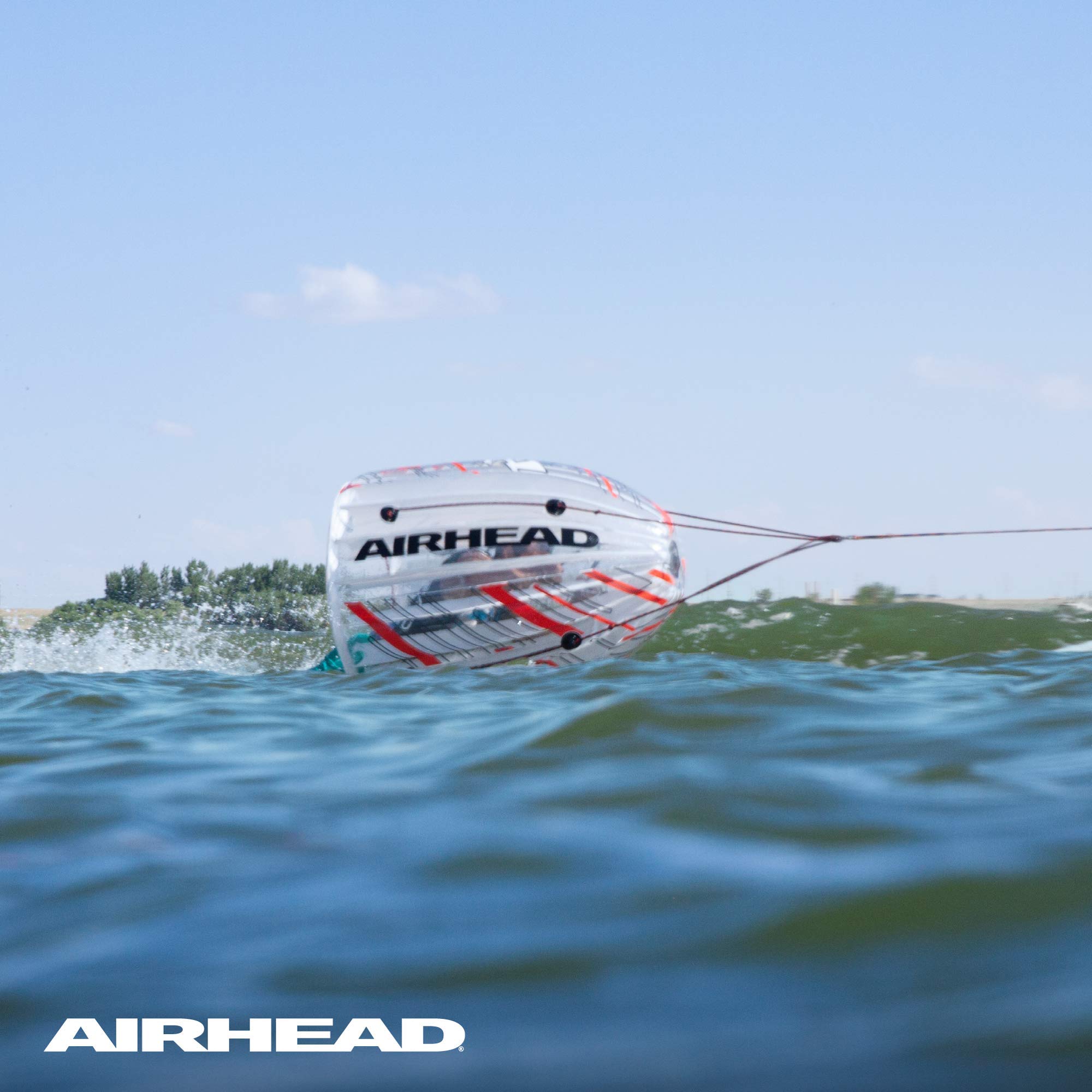 Airhead Gyro, 1 Rider Spinning Towable Tube for Boating with Tumbling Action - Image 7