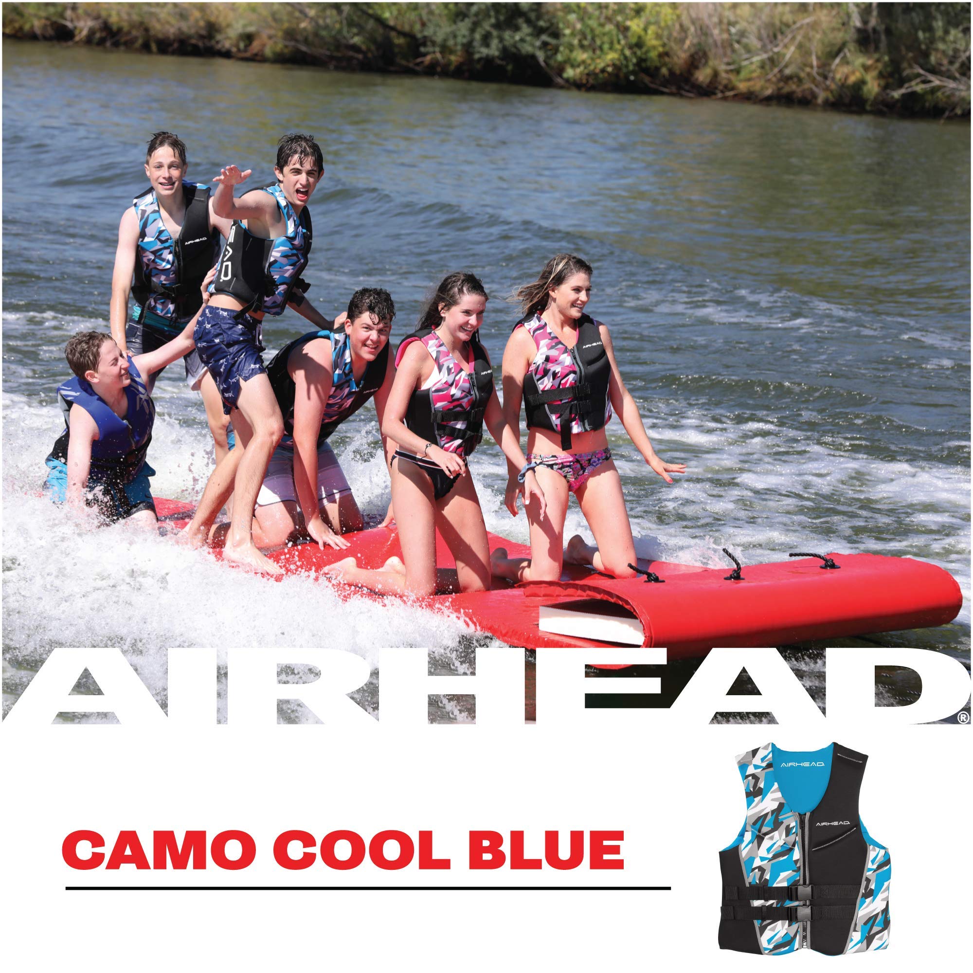 AIRHEAD Men's Camo Cool Neolite Kwik-Dry Life Jacket, Coast Guard Approved - Image 6