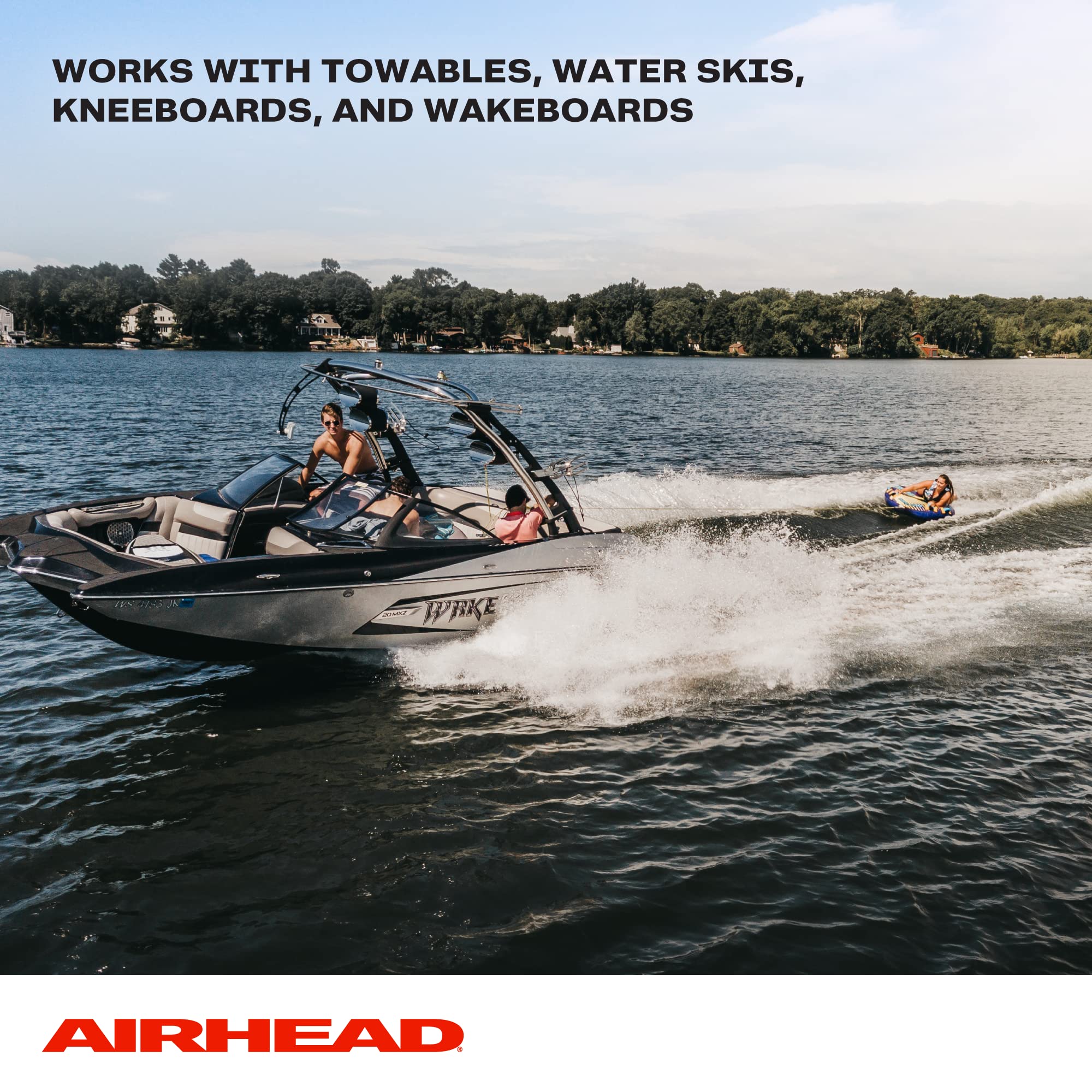 Airhead Self Centering Cable Tow Harness for 1-2 Rider Towable Tubes, Water Skis and Wakeboards, 14-Feet - Image 6