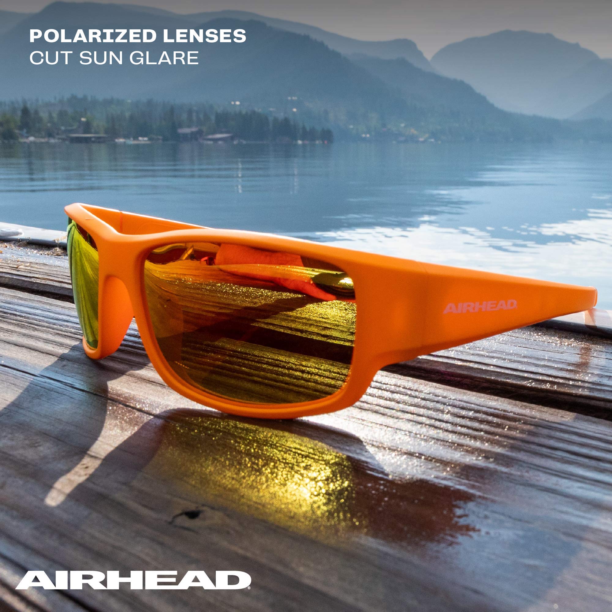 Airhead Sport Floating Sunglasses | Lightweight Sport Frame with Polarized Anti-Reflective UV Ray Blocking Lenses - Image 4
