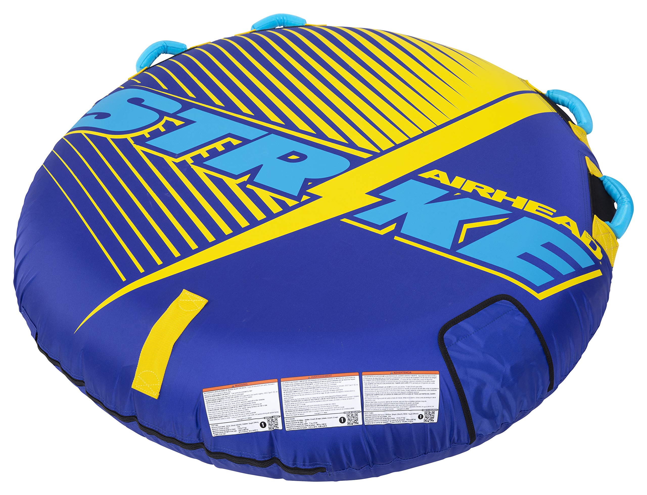 Airhead Strike, 1 Rider Towable Tube for Boating - Image 8