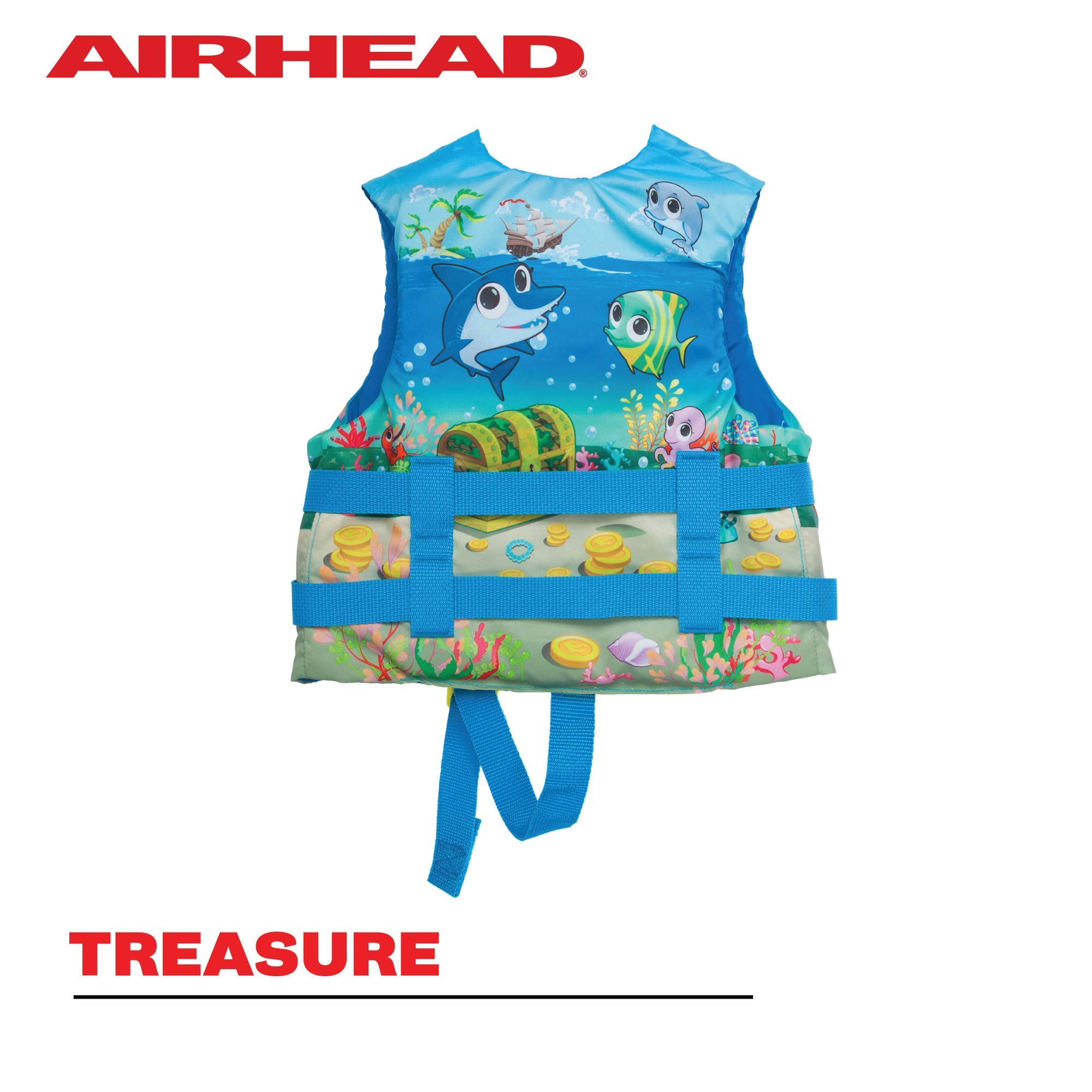 Airhead Treasure Infant and Child Life Vest, USCG Approved Child 33-55lbs - Image 3