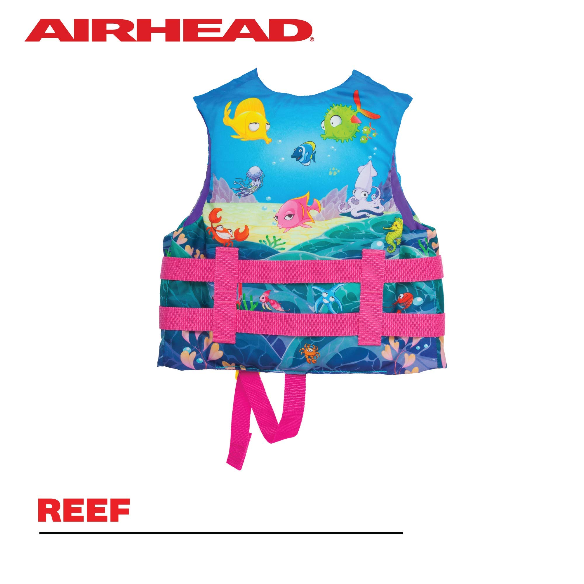 Airhead Treasure Infant and Child Life Vest, USCG Approved Infant 15-30lbs, Child 30-50lbs - Image 3