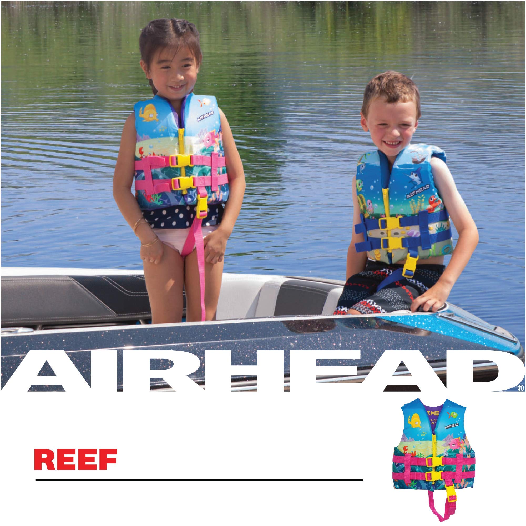 Airhead Treasure Infant and Child Life Vest, USCG Approved Infant 15-30lbs, Child 30-50lbs - Image 4