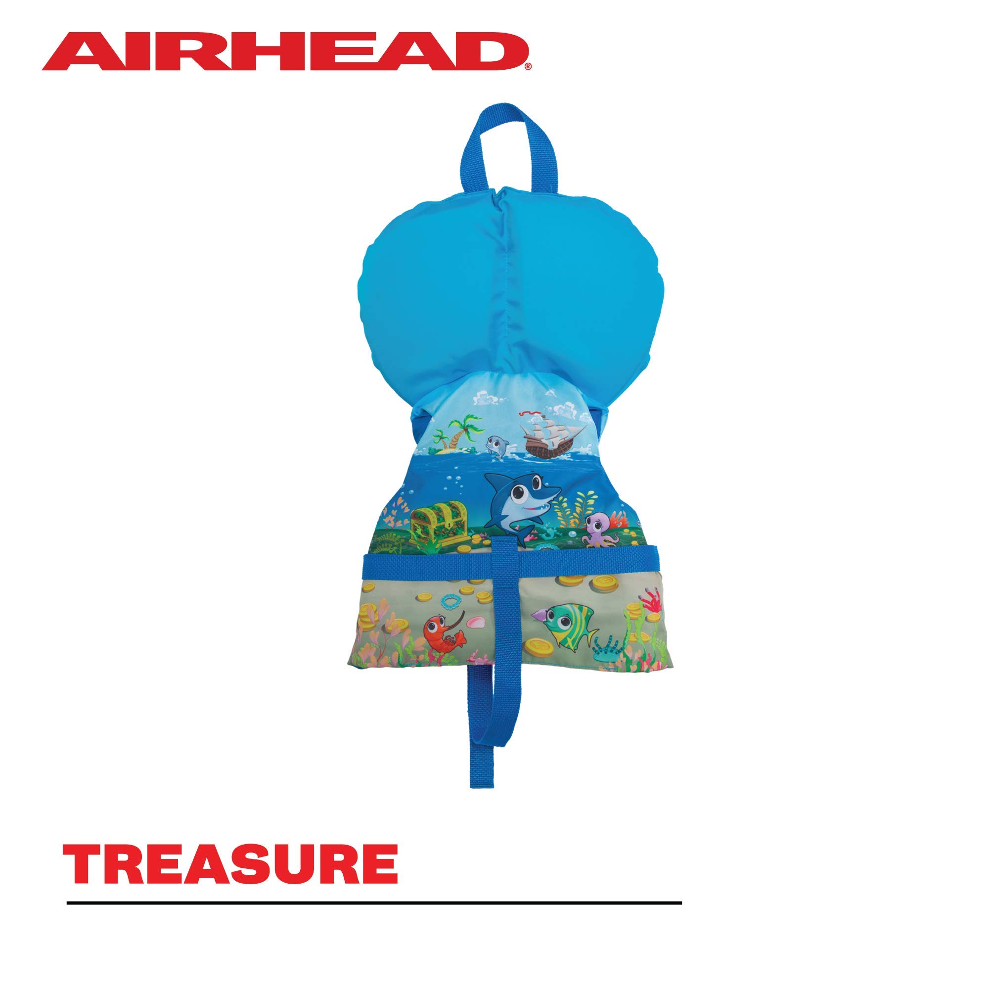 Airhead Treasure Infant and Child Life Vest, USCG Approved Infant 0-30lbs, Child 33-55lbs - Image 3