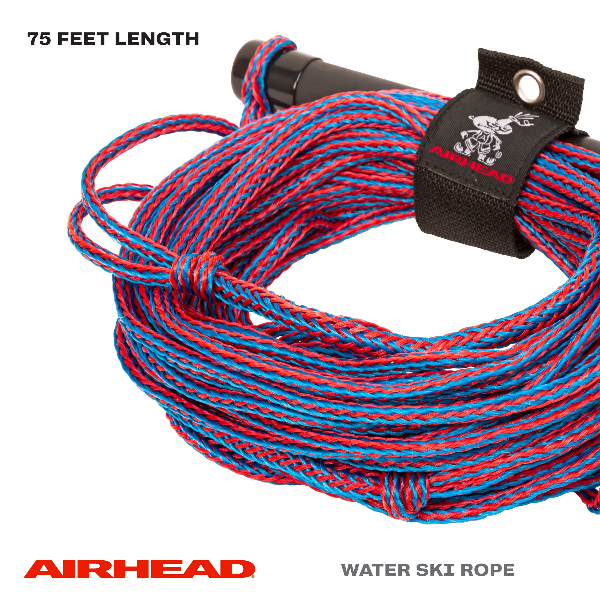 Airhead Water Ski Rope with Rubber Handle, 1 Section, 75-Feet - Image 3