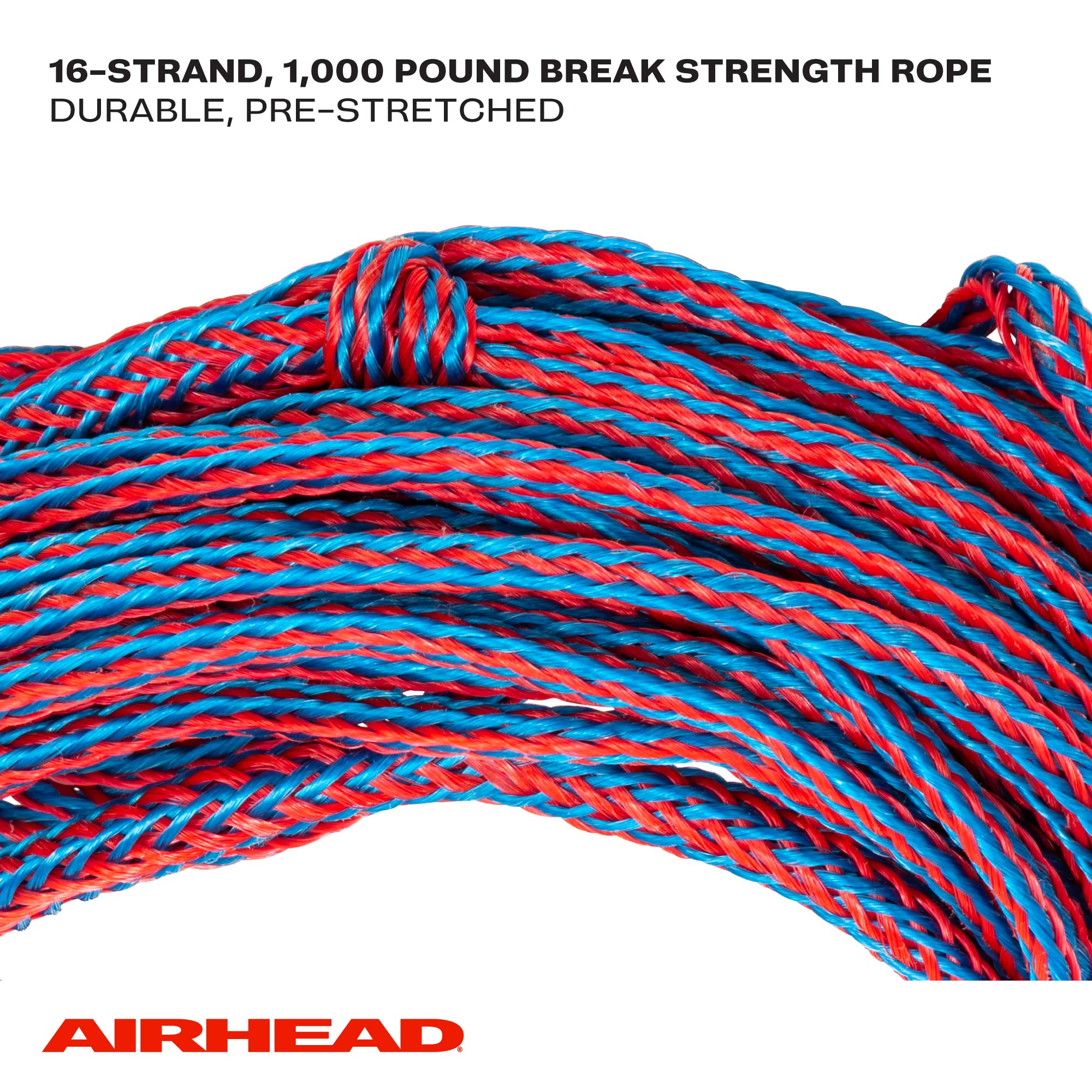 Airhead Water Ski Rope with Rubber Handle, 1 Section, 75-Feet - Image 5