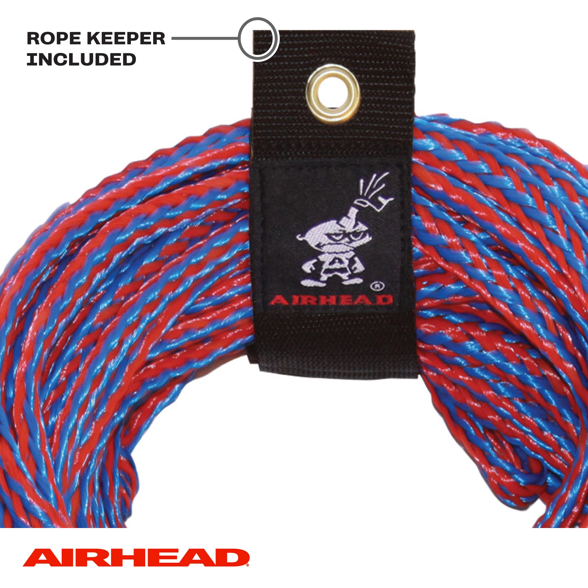 Airhead Water Ski Rope with Rubber Handle, 1 Section, 75-Feet - Image 6