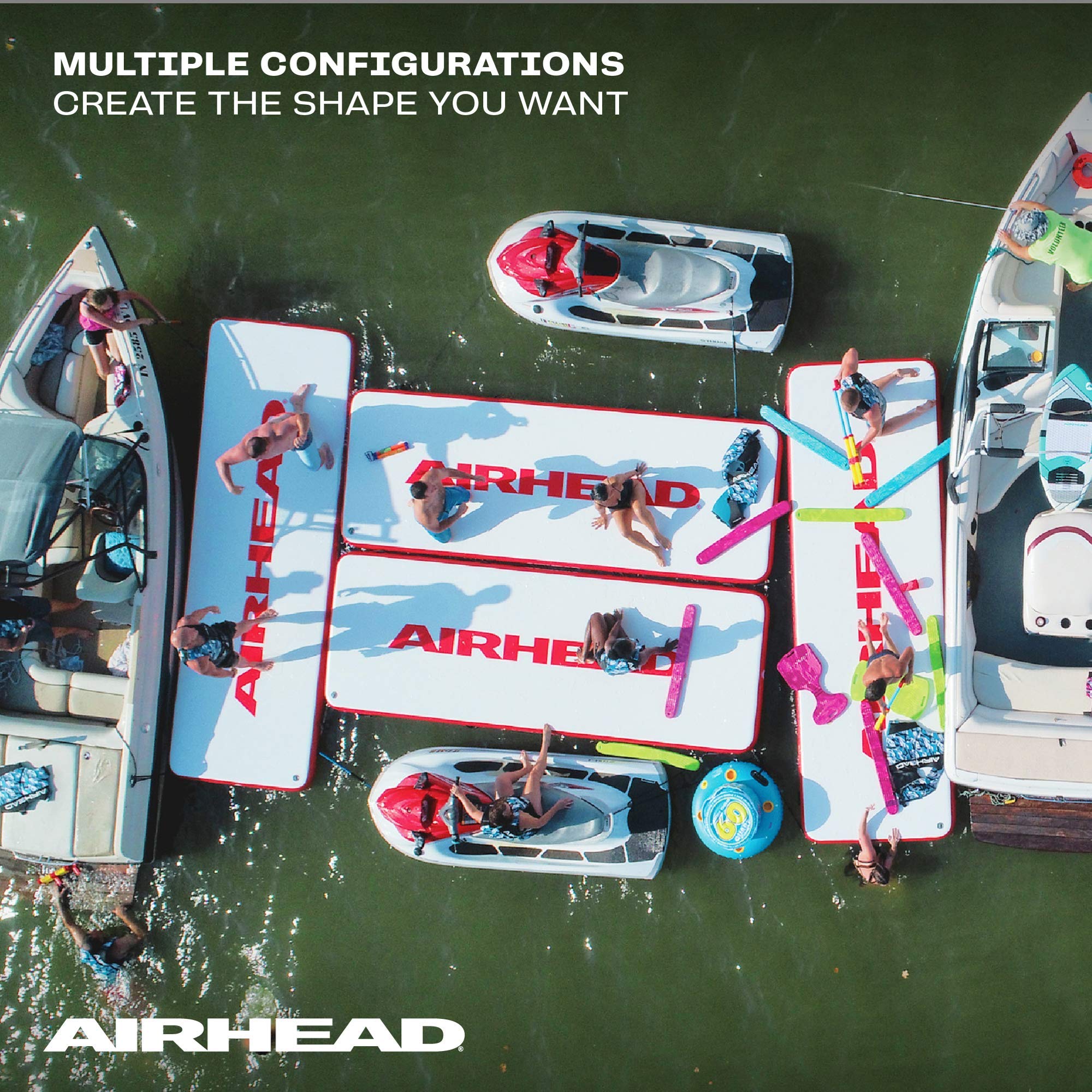 Airhead Watermat Air Dock | Inflatable and Holds Over 2000 Pounds, 12 Person - Image 6
