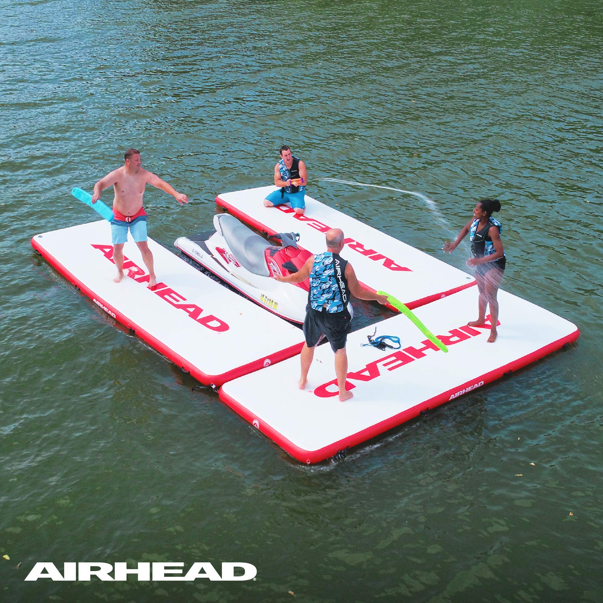 Airhead Watermat Air Dock | Inflatable and Holds Over 2000 Pounds, 12 Person - Image 7