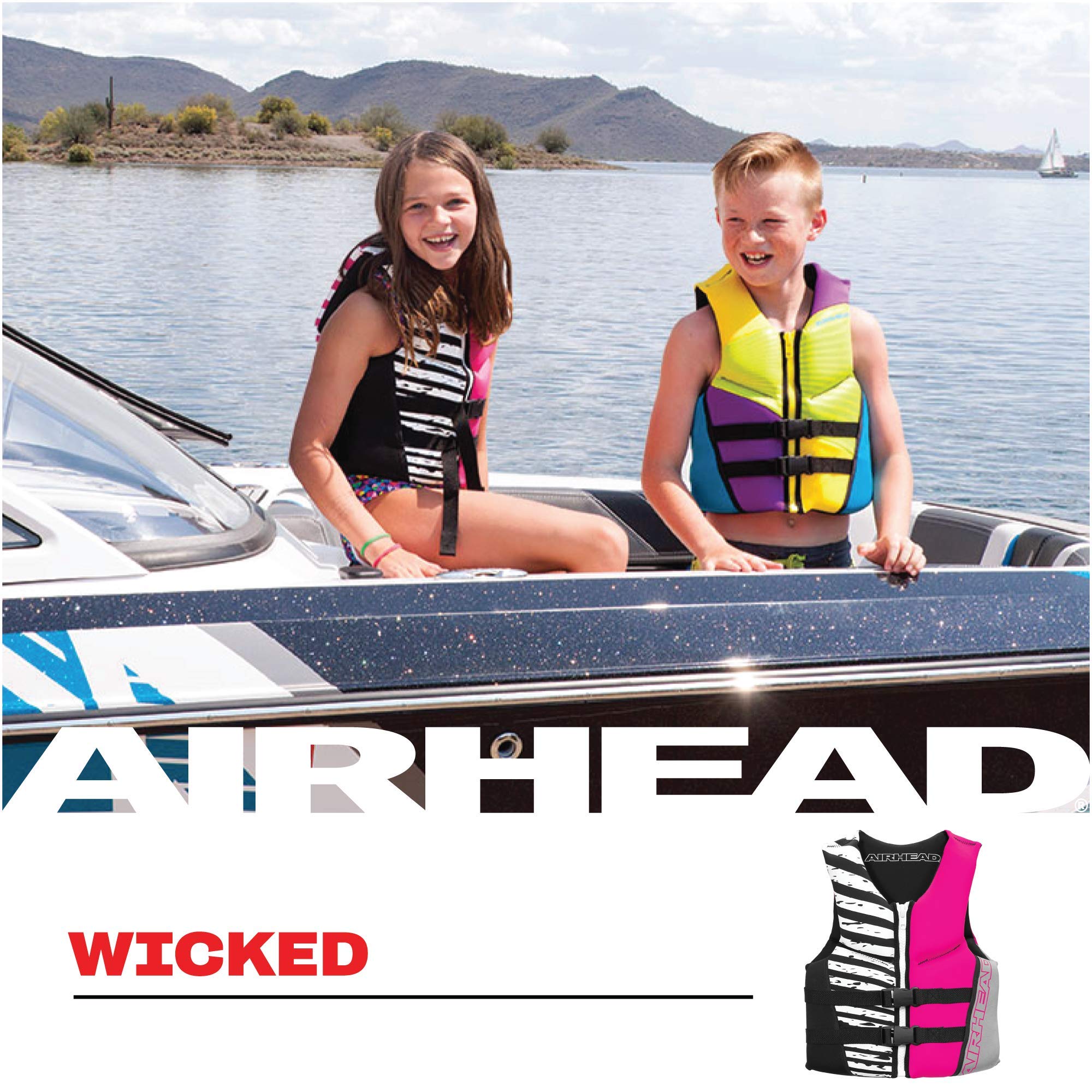 Airhead Wicked Kwik-Dry NeoLite Flex Lift Jacket | US Coast Guard Approved, Designed for Water Sports, Multiple Sizes - Image 5