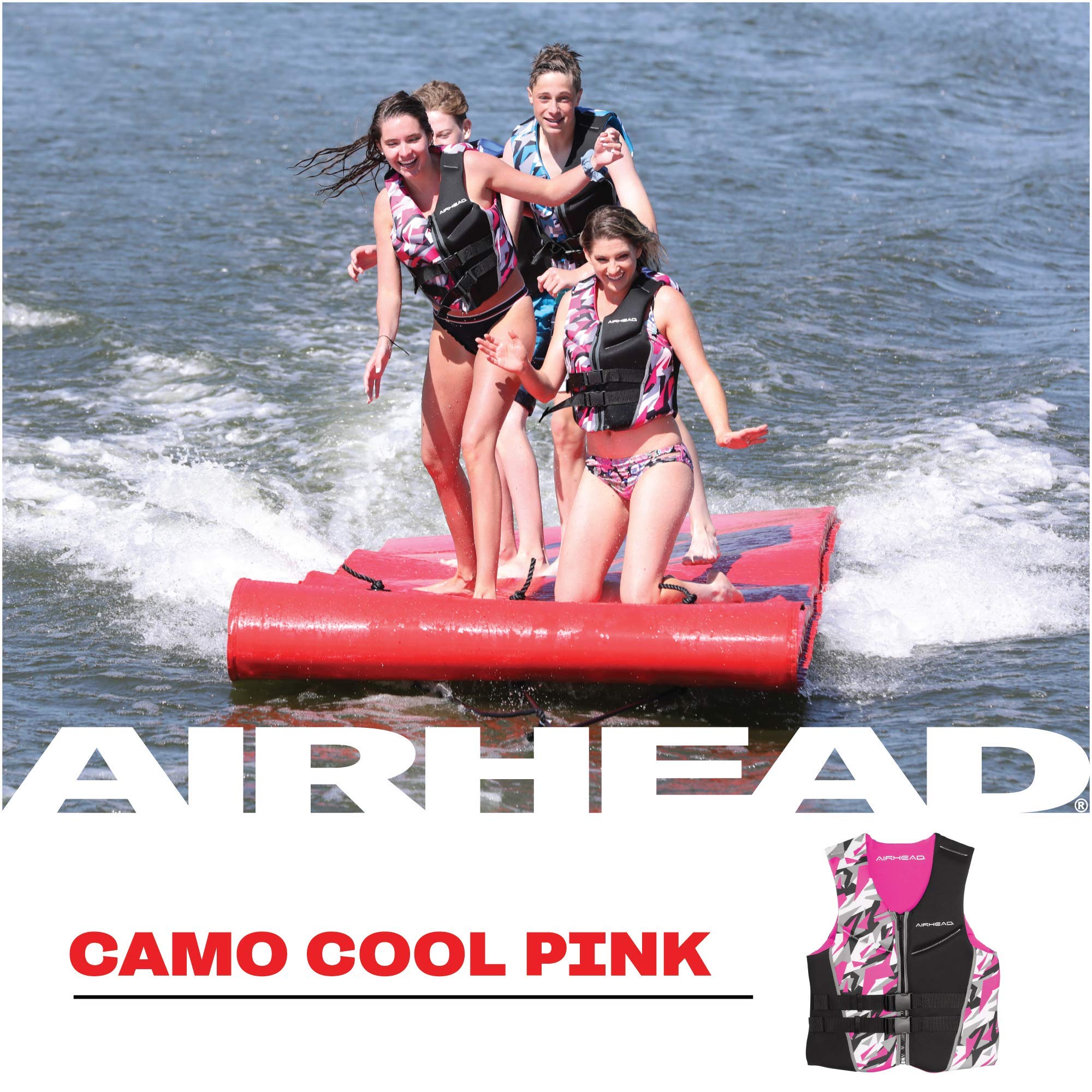 Airhead Women's CAMO COOL Kwik-Dry Neolite Flex Life Jacket, US Coast Guard Approved - Image 4