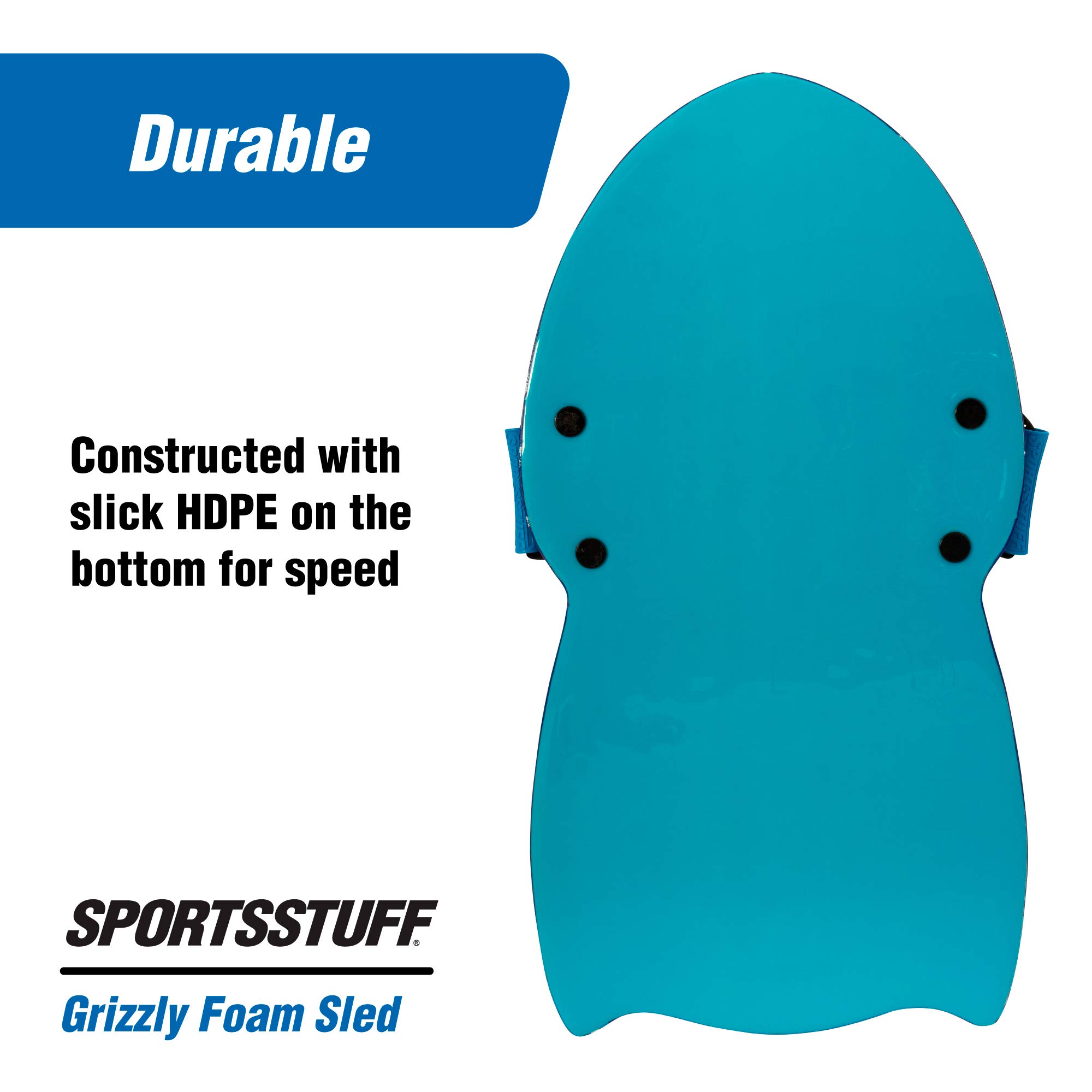 SportsStuff Grizzly - 1 Person Foam Sled , Black , 39" Sled - Image 3