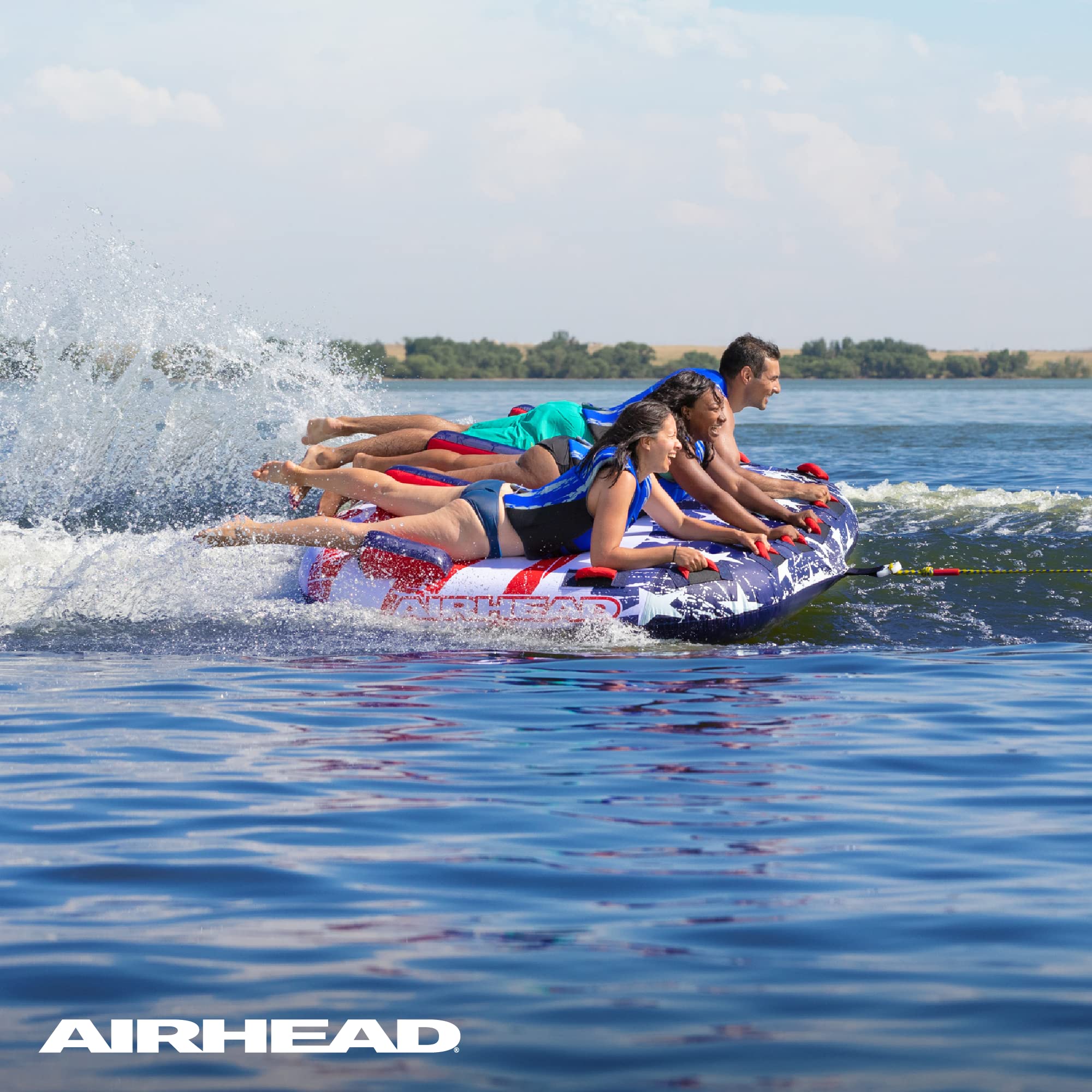 Sportsstuff Stars & Stripes | Towable Tube for Boating with 1-4 Rider Options - Image 8