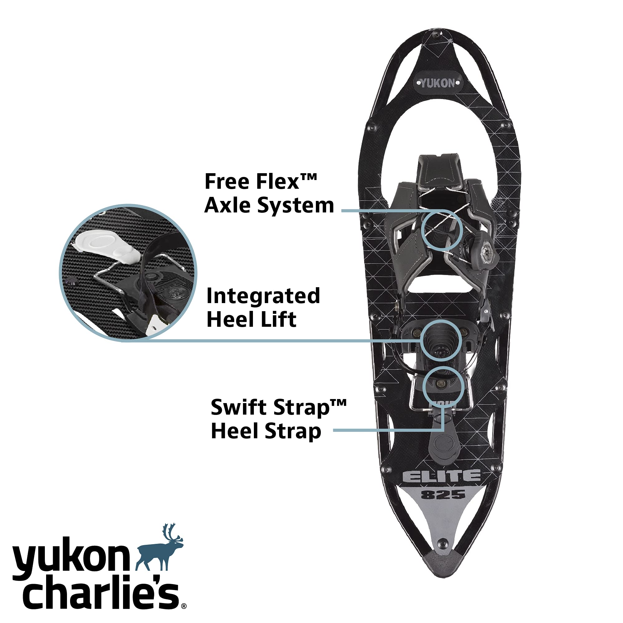 Yukon Charlie's Elite Spin Snowshoe, Multiple Sizes - Image 5