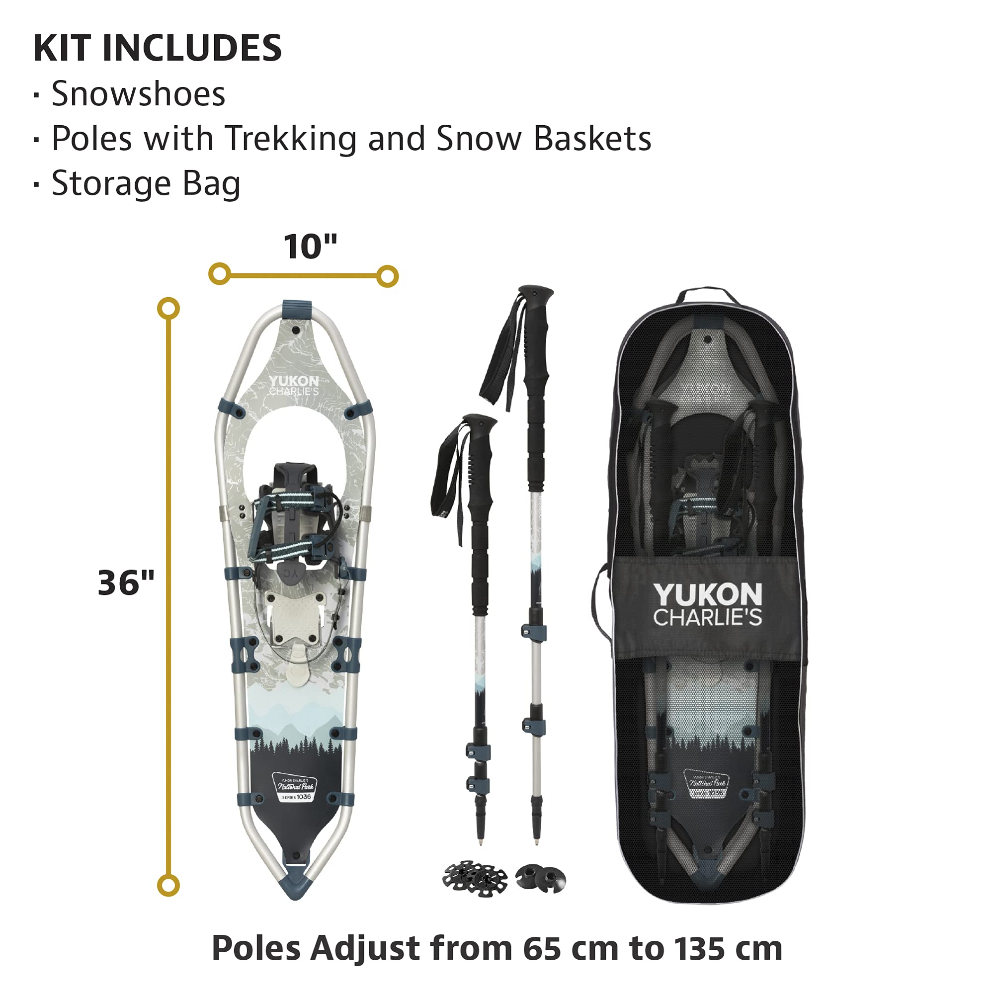 Yukon Charlie's National Park Snowshoe Kit - Image 5