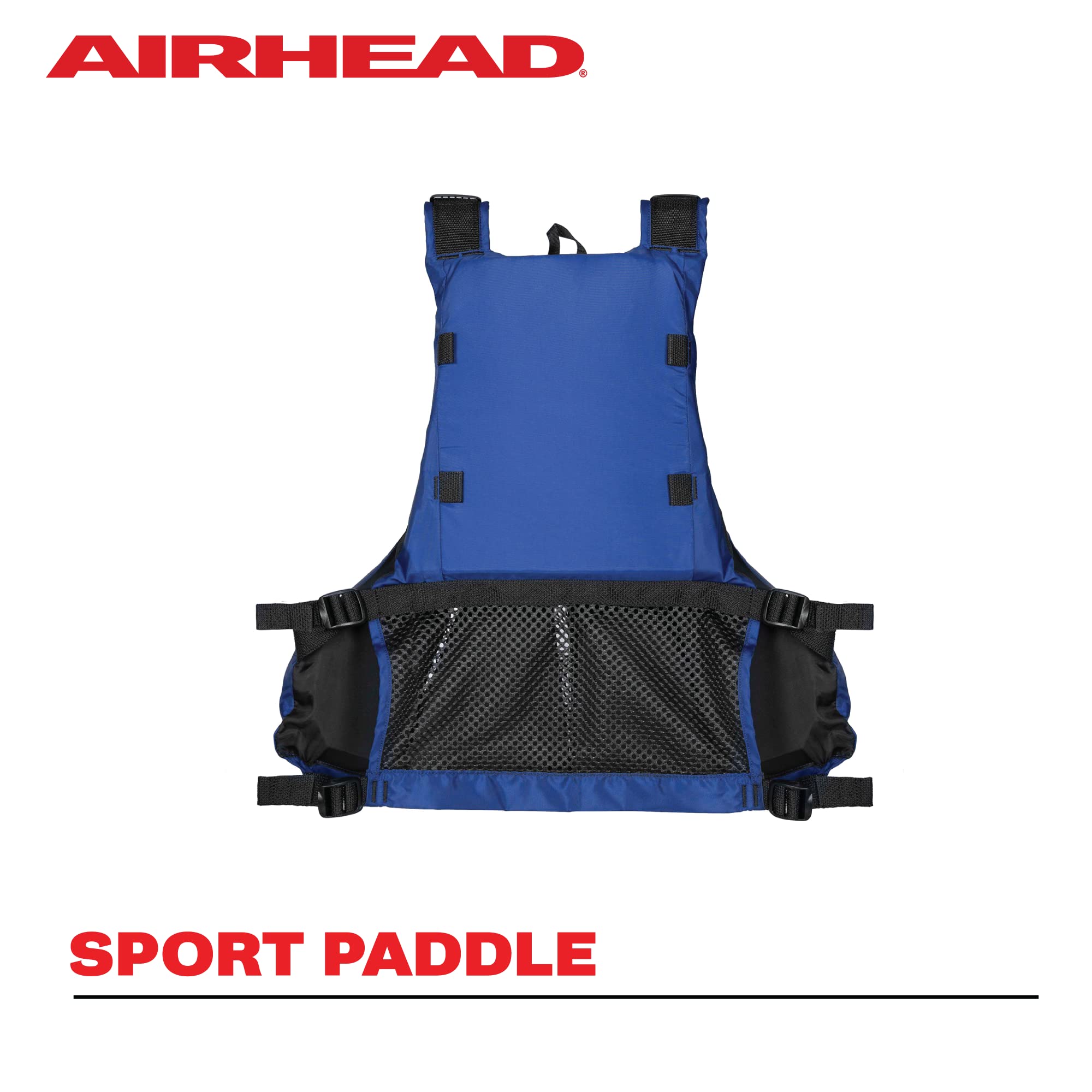 Yukon Charlie's Sport Paddle Life Vest, Sapphire Blue, Large/XL (13007-05-B-SA) - Image 3